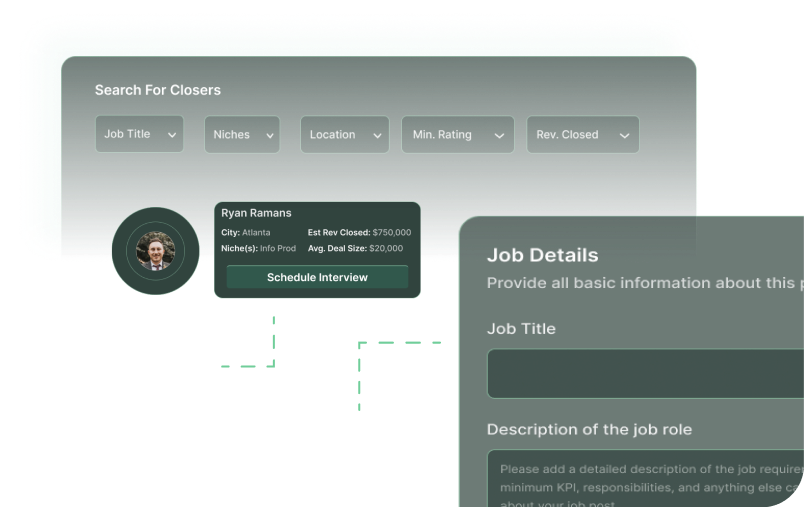 Make a Job Post or Search